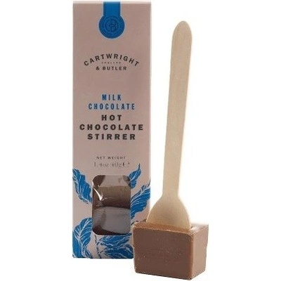 Cartwright & Butler Hot Chocolate Stirrer Milk Chocolate Mléčná čokoláda na lžičce 40 g