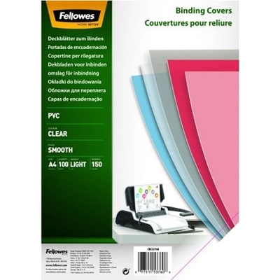 Fellowes Предна страница, a4, 150 микрона, fellowes, прозрачна 5376001 (5376001)