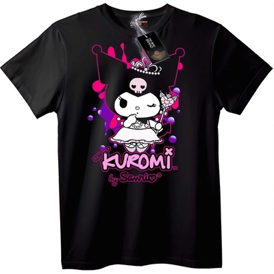 NOONEBRAND Тениска Kuro Mi готик - M, Black