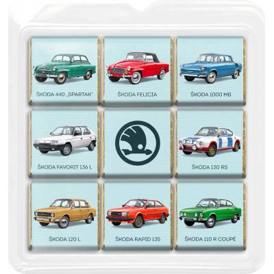 Choco Pola Čokoládové puzzle Auto Škoda 45 g