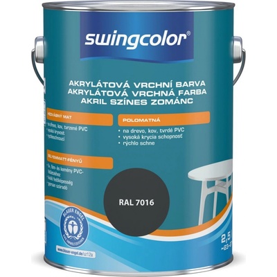 Swingcolor Farebný email 2,5 l antracitová