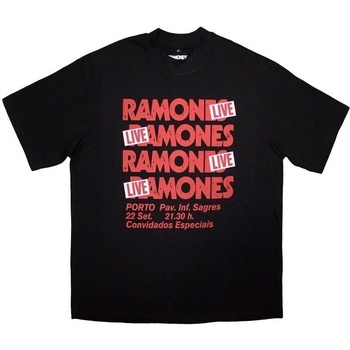 Ramones Риза Concert Oversized Unisex Black M (RAOSTS76MB02)