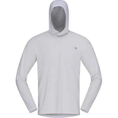 Norrøna Мъжка спортна тениска Norrøna Femund Tech Hood Sport shirt - Snow White - размер XXL (216-8321-0215)