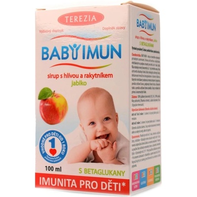 Baby Imun sirup s hlívou a rakytníkem JABLKO 100 ml
