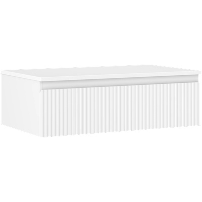 Mexen Rivel шкаф за баня за монтаж под мивка 80 см с плот, 1 чекмедже, оребрена, бяла мат - 91A20-08023-1-BFC01 (91A20-08023-1-BFC01)