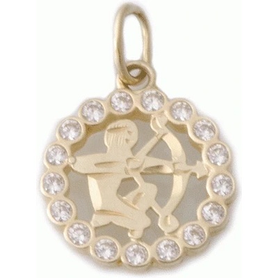 Zlatnictví Zlatíčko Zlatý přívěsek znamení Střelec 010.00026