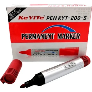 Yiwu Hetong Art&Craft Factory Перманентен маркер KeYiTe KYT-200-S, червен М17-044
