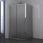 Inter Ceramic Душ кабина ics 119/120new + ics 111fs/100, 120-140х100х190см, 5мм (119/120new + ics 111fs/100)