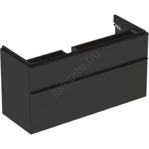 Geberit 500.355. JK. 1 - Шкаф за баня под мивка Smyle Square 61, 7 x 118, 4 см, антрацит (GB0149)