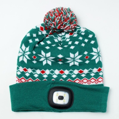 STREND PRO čiapka so svetlom X MAS červená / zelená