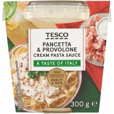 Tesco Omáčka so smotanou syrom provolone a údenou pancettou 300 g