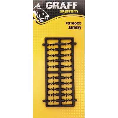 GRAFF System Zarážky klobouček černé