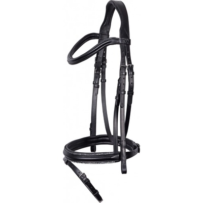 Harrys Horse Uzdečka Sparkle HH Black s kamienkami Čierna
