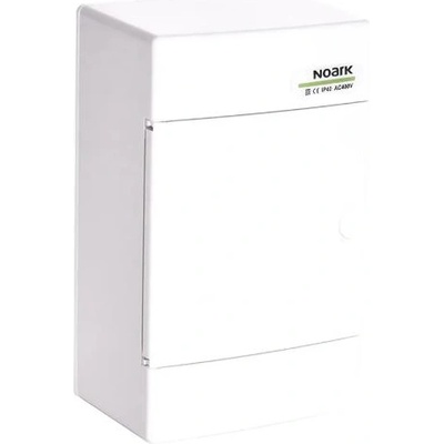 NOARK Electric ТАБЛО АПАРТАМЕНТНО 4 ПРЕДПАЗИТЕЛЯ ОТКР. МОНТАЖ БЯЛА ВРАТА 1 РЕД noark (110817)