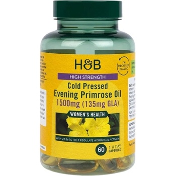 Holland & Barrett High Strength Cold Pressed | Evening Primrose Oil 1500 mg [60 капсули]