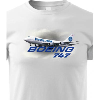 Dětské tričko Boeing 747 BíláCanvas Dětské tričko Bezvatriko.cz 3227