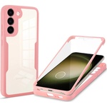 Techsuit Калъф за Samsung Galaxy S23 Plus + Протектор - ColorVerse 360 Series - Розов