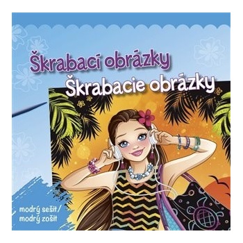Škrabací obrázky Škrabacie obrázky modrý zošit
