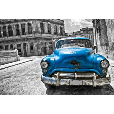 ForWall Fototapeta Blue taxi vlies 208 x 146 cm