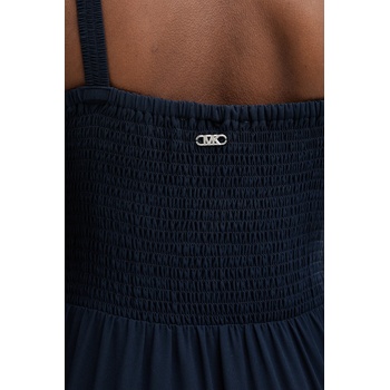 Michael Kors Рокля MICHAEL Michael Kors в тъмносиньо дълга разкроена MR683C57R3 (MR683C57R3)