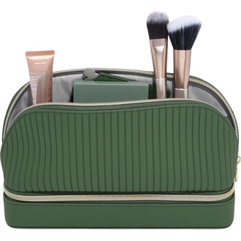 Stackers Органайзер за козметика и бижута, с огледало, смарагдов (76838)