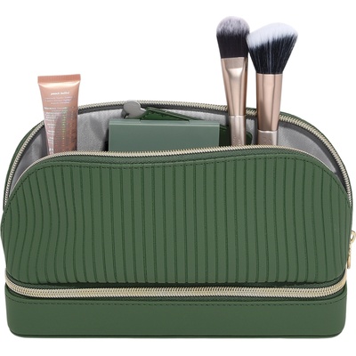 Stackers Органайзер за козметика и бижута, с огледало, смарагдов (76838)