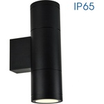 VIVALUX ФАСАДНО ОСВЕТИТЕЛНО ТЯЛО BERGAMO GU10 35W IP65 65x110x210см ЧЕРНО (VIV004972)