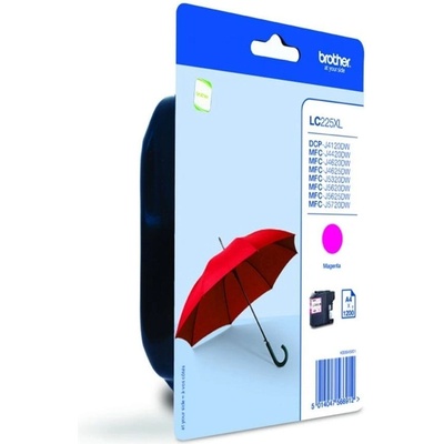 Brother LC225XLM Оригинална мастилена касета (магента) (obi lc225xlm 12059)