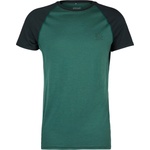 Stoic Мъжко мериносово термобельо Stoic Merino180 BengtSt. S/S Merino base layer - Black / New Pine Green - размер 3XL (015-2082-0717)