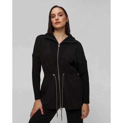 Varley Palen Longline Zip Through dámská mikina černá