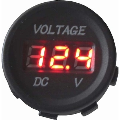 Digitální voltmetr 5-48V červený, 34530