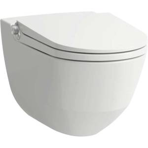 Laufen Cleanet Riva - Електронен биде с керамична част, без рамка, SoftClose, матово бяло H8206917570001 (H8206917570001)