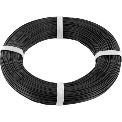 econ connect KZL2X008SW100 opletenie / lanko 2 x 0.08 mm² čierna 100 m
