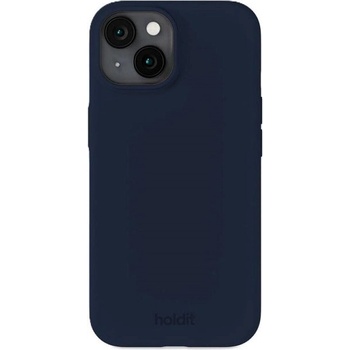 Holdit Калъф Holdit - Silicone, iPhone 15, Midnight Blue (7330985169809)