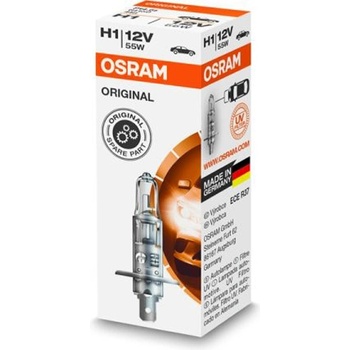 Image 1 of OSRAM Крушка OSRAM H1, 12V, 55W, 3200K, 1550lm, 1 брой