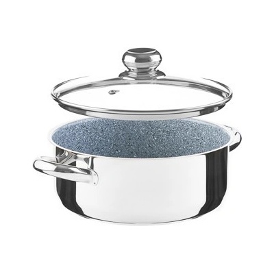KOLIMAX Kastrol CERAMMAX PRO STANDARD s poklicí, průměr 22 cm, objem 3.0 l, keramický povrch šedý granit