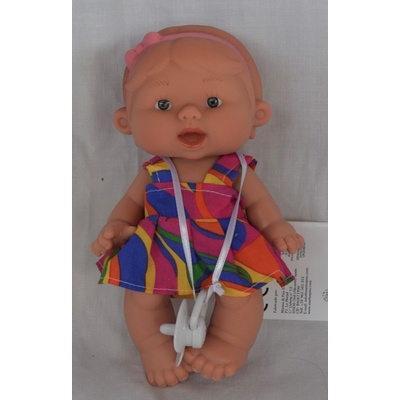 Marina & Pau holčička Vlaďka v barevných letních šatech Nenotin Nenotin 21 cm