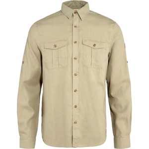 Fjällräven Мъжка риза с копчета Fjällräven Övik Travel Shirt L/S Shirt - Sand Stone - размер M (033-1656-0313)
