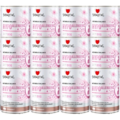 Disugual Veterinární Hypoallergenic Adult divočák 12 x 400 g