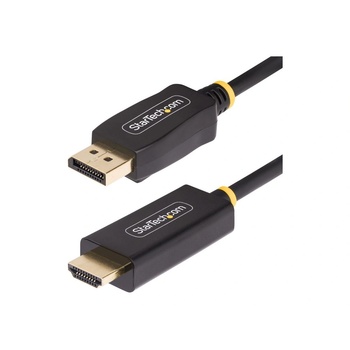 Image 1 of StarTech StarTech. com 10F-DP-HDMI-4K60-HDR адаптер за видео кабел 3 м DisplayPort HDMI тип A (стандартен) Черен (10F-DP-HDMI-4K60-HDR)