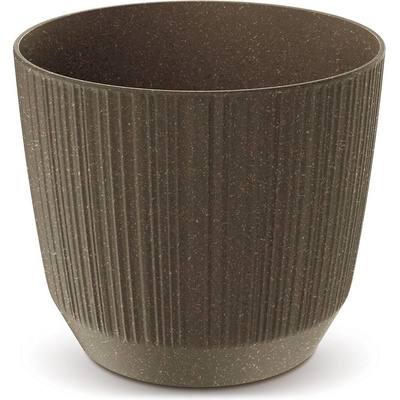 Prosperplast Kvetináč RYFO ECO WOOD kávový 16,8 cm
