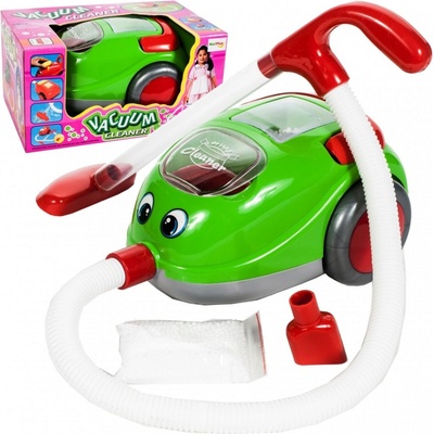 Majlo Toys Dětský vysavač na baterie se světlem Little Cleaner zelený