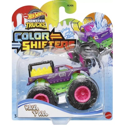 Mattel Hot Wheels Monster Trucks Color Shifters Haul Y'all Vehicle HMH35