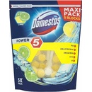 Dezinfekčné prostriedky na WC Domestos Power 5 tuhý WC blok Lime 5 x 55 g