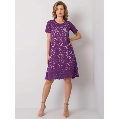Krajkové šaty LK-SK-506732.39P purple