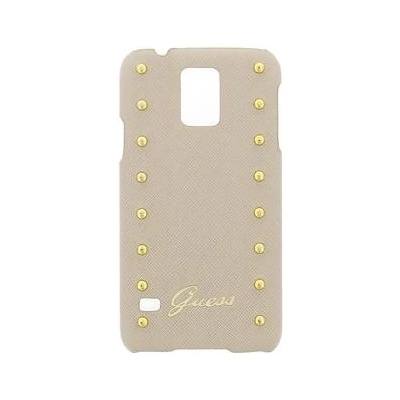 Guess púzdro plastové Samsung G900 Galaxy S5 bežové GUHCS5SAC