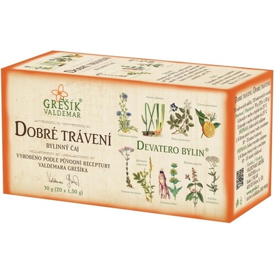 Grešík Dobré trávení Devatero bylin 20 x 1,5 g