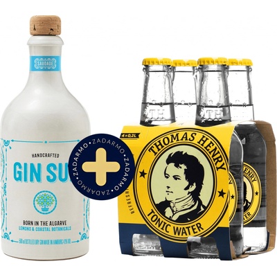 Gin Sul Dry 43% 0,5 l (holá láhev) – Zboží Dáma