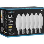 Mexen Nova 6x LED крушка E14, C37, 10W, Топла - 3000K, 1055 lm - L102-E14-1030-01x06 (L102-E14-1030-01x06)