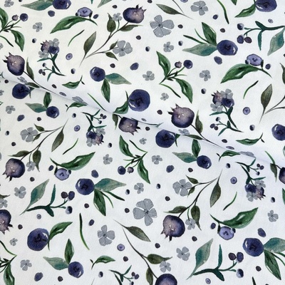 Ubrusovina Deko š.140 cm - Blueberry